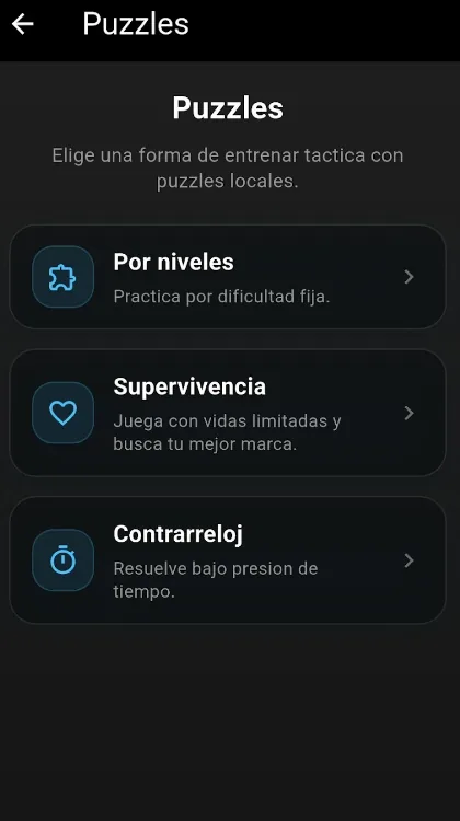 Captura de JereChess: Puzzles